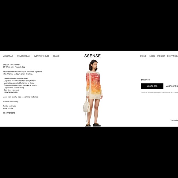 **SOLD** Stella McCartney Mini Falabella tote - Picture 12 of 13